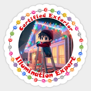 Certified Exterior Illumination Expert Sticker